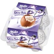 Milka Snow Balls Milchcrème Vergleich