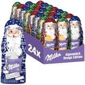 Milka Weihnachtsmann Alpenmilch Design Edition Vergleich