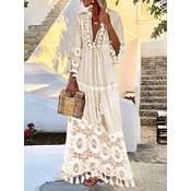 Minetom Boho-Kleid bestickt