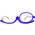 Mini Brille Make-Up Schminkbrille