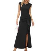 Missufe Damen Ballkleid Maxi