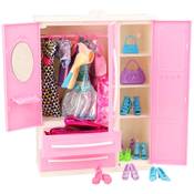 Miunana Puppenkleiderschrank mit 36 Teilen Vergleich
