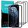 Mixigoo Glass iPhone7/8 black 9D 2pack