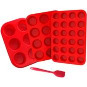 Mlying Silikon Muffinformen (3er-Set) Vergleich