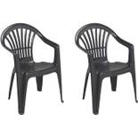 Mojawo 2er Set Stapelstuhl