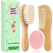 Molylove Baby-Haarbürste und Kamm-Set