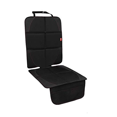 Lescars Kindersitz-Unterlage Basic fürs Auto, 3 Netztaschen,  Isofix-geeignet
