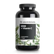 Natural Elements MSM 2000mg + natürliches Vitamin C