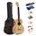 Musoo 30-Zoll-Satin-Zebrawood-Bariton-Akustik-Ukulele