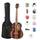 Musoo Blackwood Bariton-Ukulele für Linkshänder