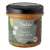 Nabio Bio Brotaufstrich Paprika-Feta & Olive
