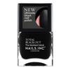 Nails Inc mattschwarzer Nagellack