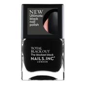 Nails Inc mattschwarzer Nagellack