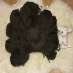 Natur-Fell-Shop schwarze Schafwolle