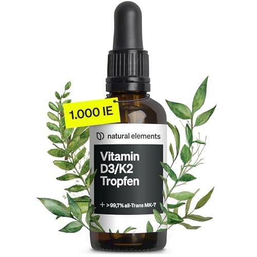Natural Elements Vitamin D3 K2 Tropfen