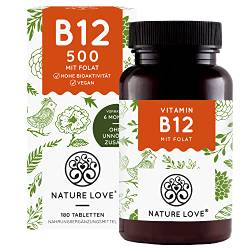 Nature Love Vitamin B12 mit Folsäure