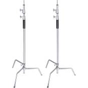 Neewer 2er Pack Edelstahl Hochleistungs C-Stativ Vergleich