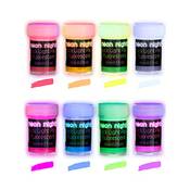Neon nights Fluoreszierende Schwarzlicht Farben Vergleich