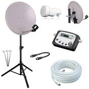 netshop 25 Digital Camping SAT Anlage 40 cm Spiegel 