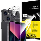 New'c Panzer Schutz Glas für iPhone 13 Mini