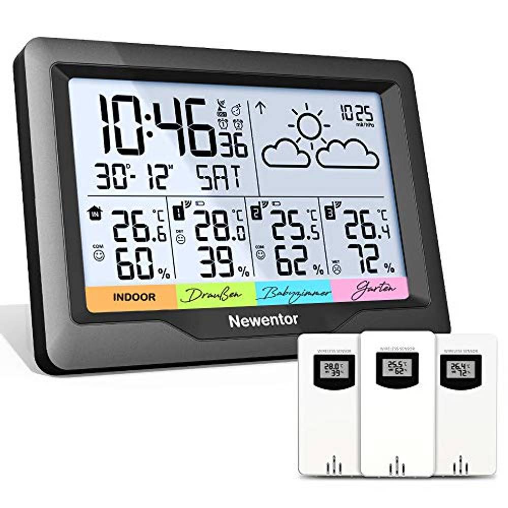 Wlan Funk Wetterstation Mit 3 Außensensoren Wetterstationen mit 3 Außensensoren: Top 10 Test & Vergleich