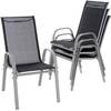 Nexos 4er Set Gartenstuhl Stapelstuhl