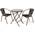 Nexos Trading Gartentisch mit Stühlen
