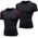 Niksa 2er Pack Herren Kompressionsshirt
