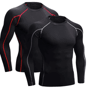 Niksa 2er Pack Herren Kompressionsshirt