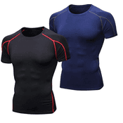 Niksa 2er Pack Kompressionsshirt Herren