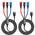 Ningkpow Multi USB Kabel ‎N008-BK3-2PA