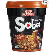 Nissin Cup Noodles Soba Cup Sukiyaki Beef