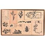 NOGAMOGA Motivstempel-Set Vintage Pflanzen