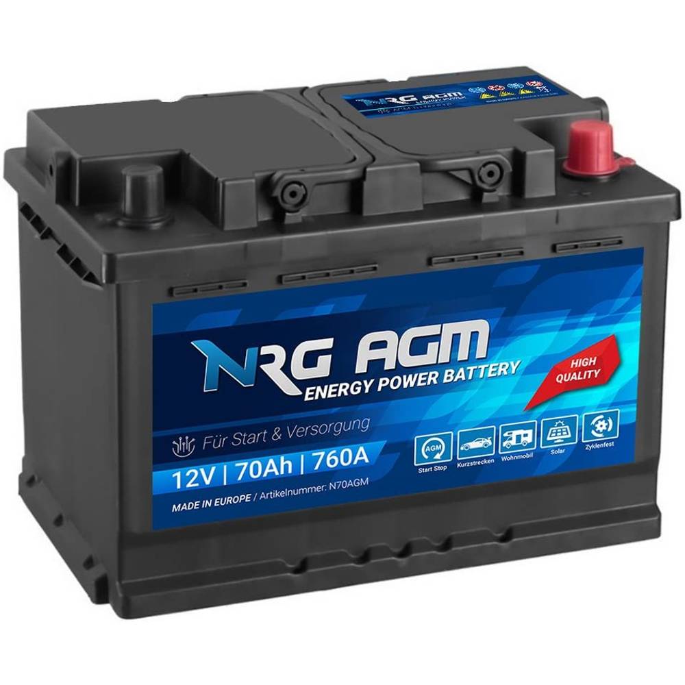 AGM-Batterie 70 Ah Test & Vergleich » Top 10 im Juli 2025