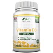 Nu U Vitamin D3 1000 IU Vergleich