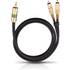 OEHLBACH NF Y-Sub Cable - Gold-Plated OFC Audio Cable With 30-Year Warranty, German Engineered For Clear Signal
