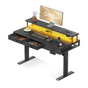 Offigo Elektrischer Schreibtisch mit Schubladen