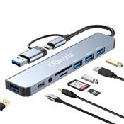 Oliveria USB-C Hub 8 in 2