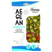 Olymp Aegean marinierte Oliven Vergleich