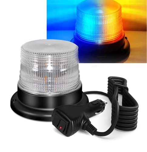 Xinlie 2 Stück Warnleuchte Auto LED Warnleuchte mit Magnet Wasserdicht LED  Warnleuchte mit Magnet und 9 Blinkend Leuchtmodi,Batteriebetrieben,Verkehr  Unfall Panne Warnleuchte für KFZ,LKW(Orange) : : Auto & Motorrad