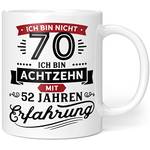 Orange9 Tasse 70. Geburtstag