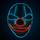 Original Cup LED-Licht Maske Clown