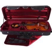 PACATO Livorno Violinetui 4/4 schwarz/rot
