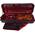 PACATO Livorno Violinetui 4/4 schwarz/rot