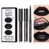 Pakivs 3 Stück Schwarz Matt Flüssiger Lippenstift