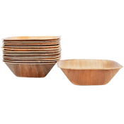 Palm Dishes 25 Palmblattgeschirr Snack Schalen Vergleich