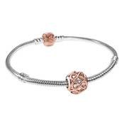 Pandora Starter-Armband Charm Unendlichkeit Rosé 08332 Vergleich