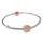 Pandora Starter-Armband Charm Unendlichkeit Rosé 08332