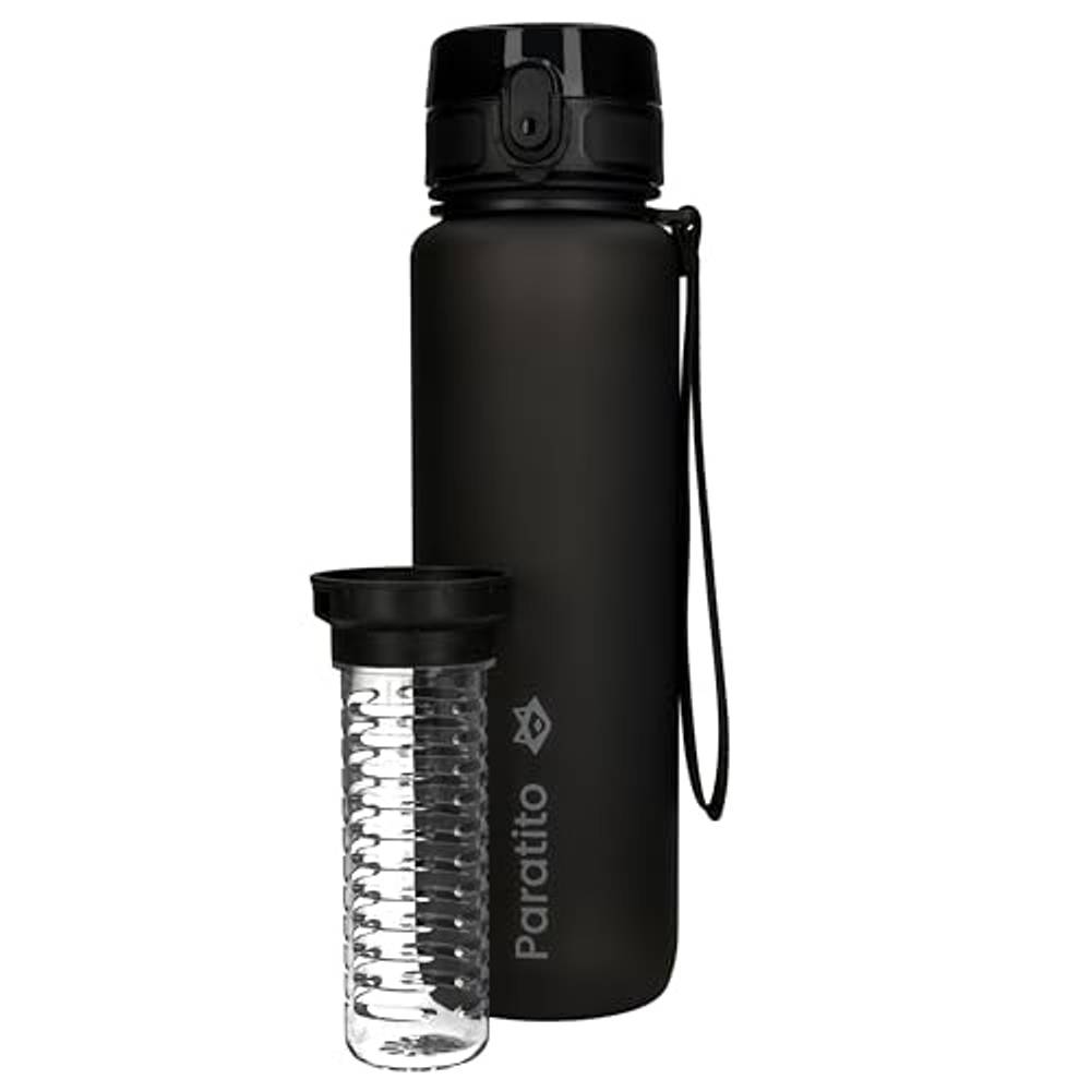 Trinkflache Personalisiert Herz & Heim Personalisierte Wasserflasche Mit Fruchteinsatz – 740 Ml, BPA-frei, Mit Name Bedruckt, Für Schule & Sport, Transparent
