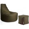 Patchhome Gaming-Sitzsack Khaki